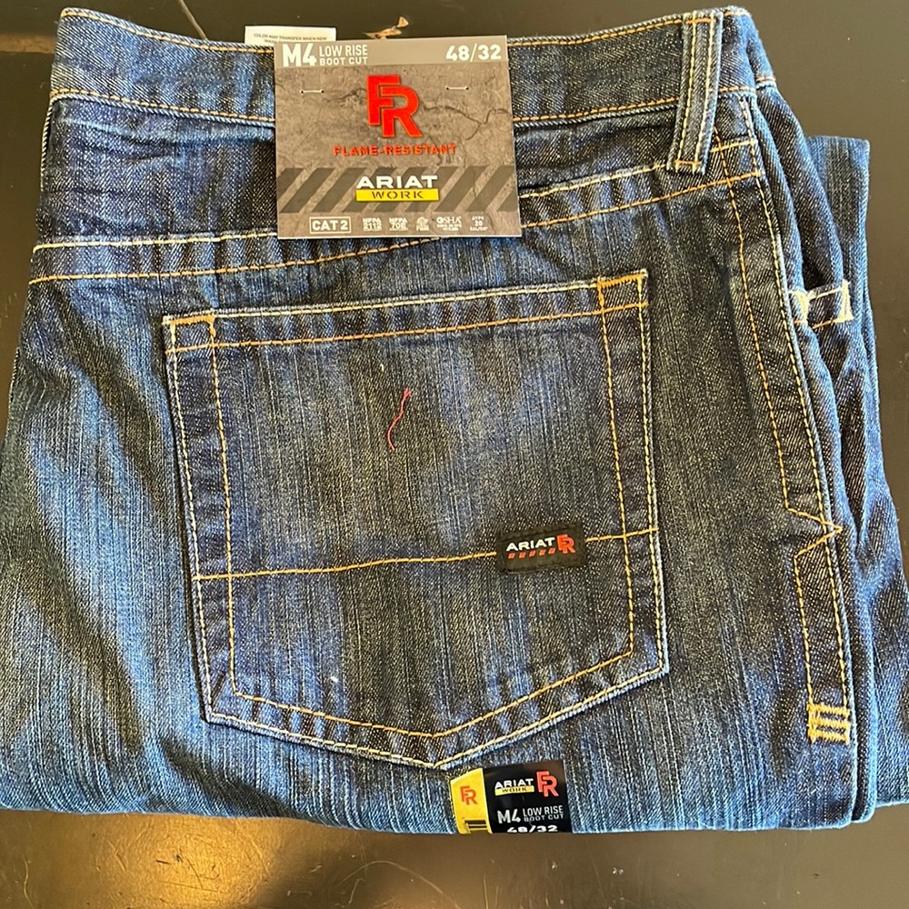 Ariat FR (flame resistant) work jeans brand new with tags in smoke free home.
